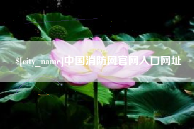 博尔塔拉中国消防网官网入口网址