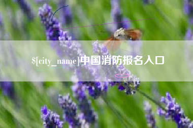 博尔塔拉中国消防报名入口