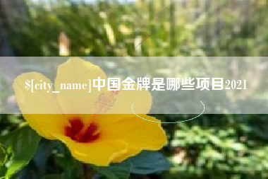博尔塔拉中国金牌是哪些项目2021