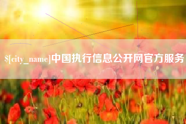 博尔塔拉中国执行信息公开网官方服务