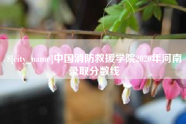 博尔塔拉中国消防救援学院2020年河南录取分数线