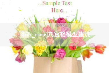 博尔塔拉九宫格模型建筑
