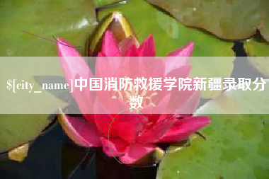 博尔塔拉中国消防救援学院新疆录取分数