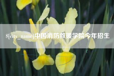 博尔塔拉中国消防救援学院今年招生