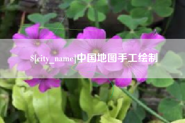 博尔塔拉中国地图手工绘制