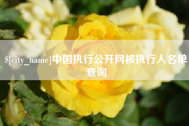博尔塔拉中国执行公开网被执行人名单查询