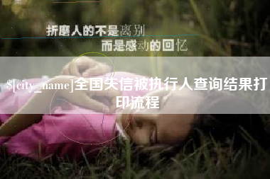 博尔塔拉全国失信被执行人查询结果打印流程