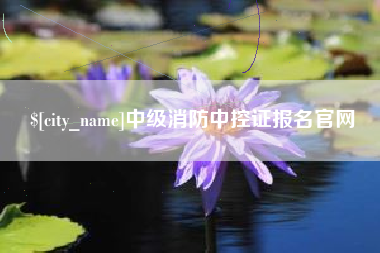 博尔塔拉中级消防中控证报名官网