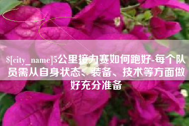 博尔塔拉5公里接力赛如何跑好-每个队员需从自身状态、装备、技术等方面做好充分准备