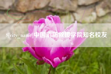 博尔塔拉中国消防救援学院知名校友