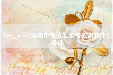 博尔塔拉消防中控证怎么考取需要什么条件