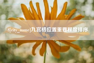 博尔塔拉九宫格位置重要程度排序