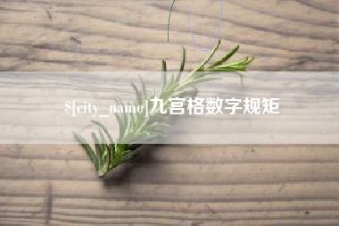 博尔塔拉九宫格数字规矩