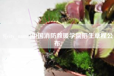 博尔塔拉中国消防救援学院招生章程公布!