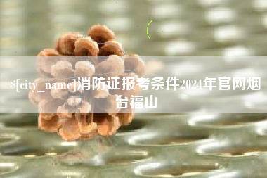 博尔塔拉消防证报考条件2024年官网烟台福山